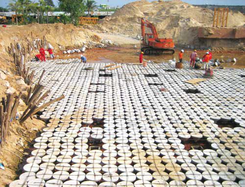 Công nghệ móng không dùng cọc Top base là một giải pháp tối ưu nhất cho nền đất yếu